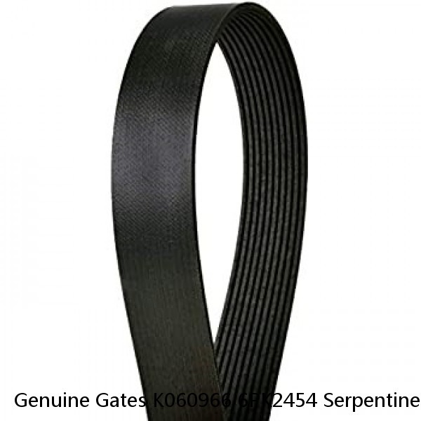 Genuine Gates K060966 6PK2454 Serpentine Belt Premium OE Micro V Micro-V Belt 