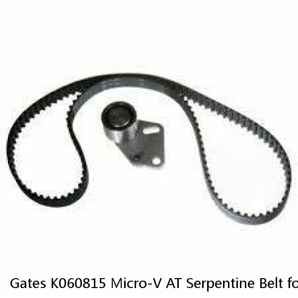Gates K060815 Micro-V AT Serpentine Belt for Cadillac/Chrysler/Dodge/Ford/Jeep